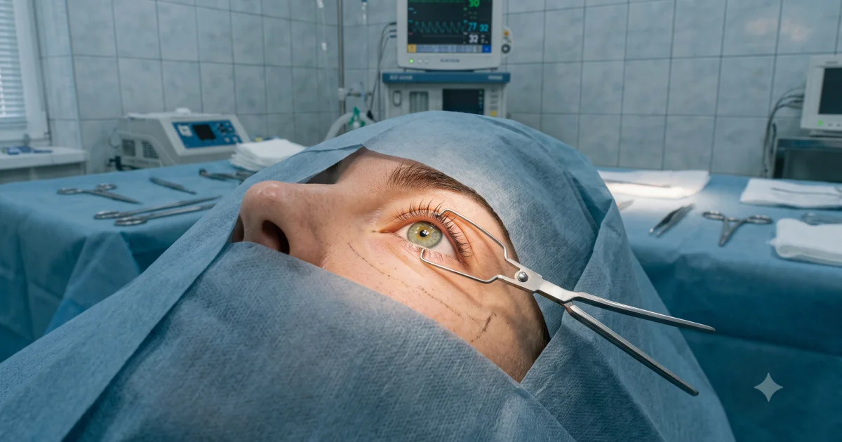 Операционная кератопигментации FLAAK с фемтосекундным лазером в Clinique Laser Victor Hugo
